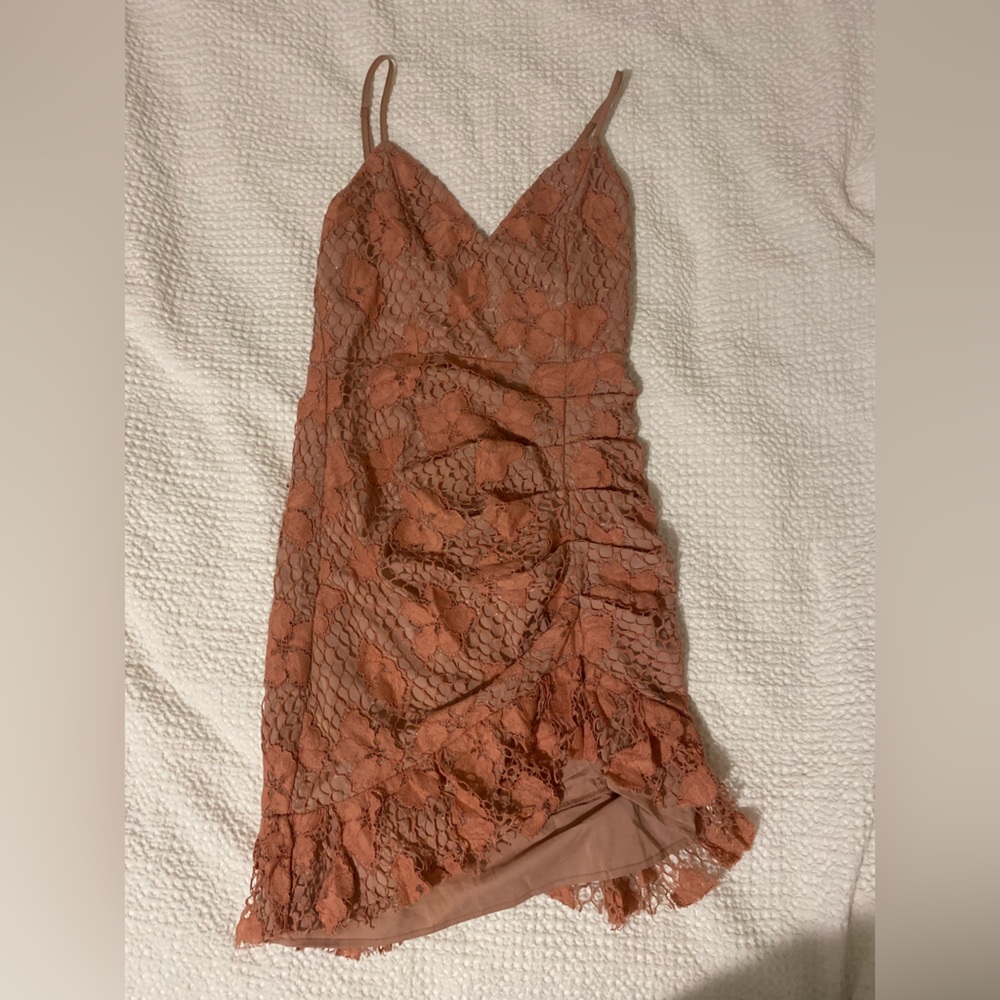 NBD ruched Lacey dress!